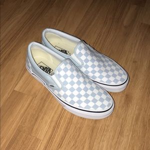 Slip on checkered vans